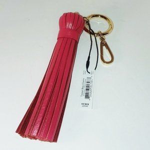 New Vera Bradley Tassel Purse Charm Keyring Red Canyon Sunset